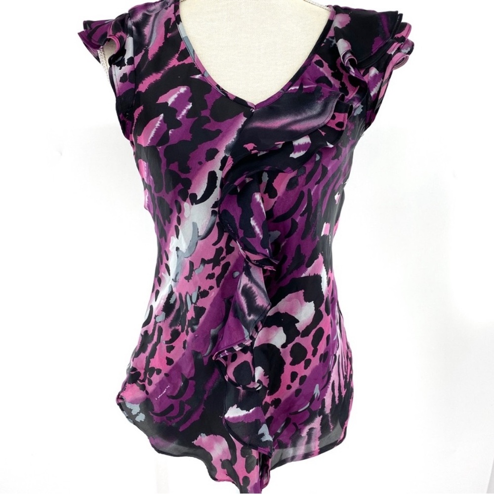 2 for $20 Larry Levine Ruffled Top